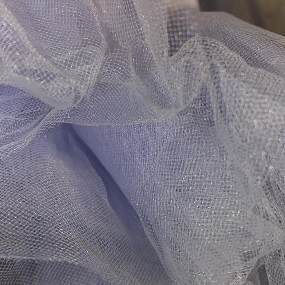 Sky Blue Dress with Sequin Appliques - Picture 4 of 12